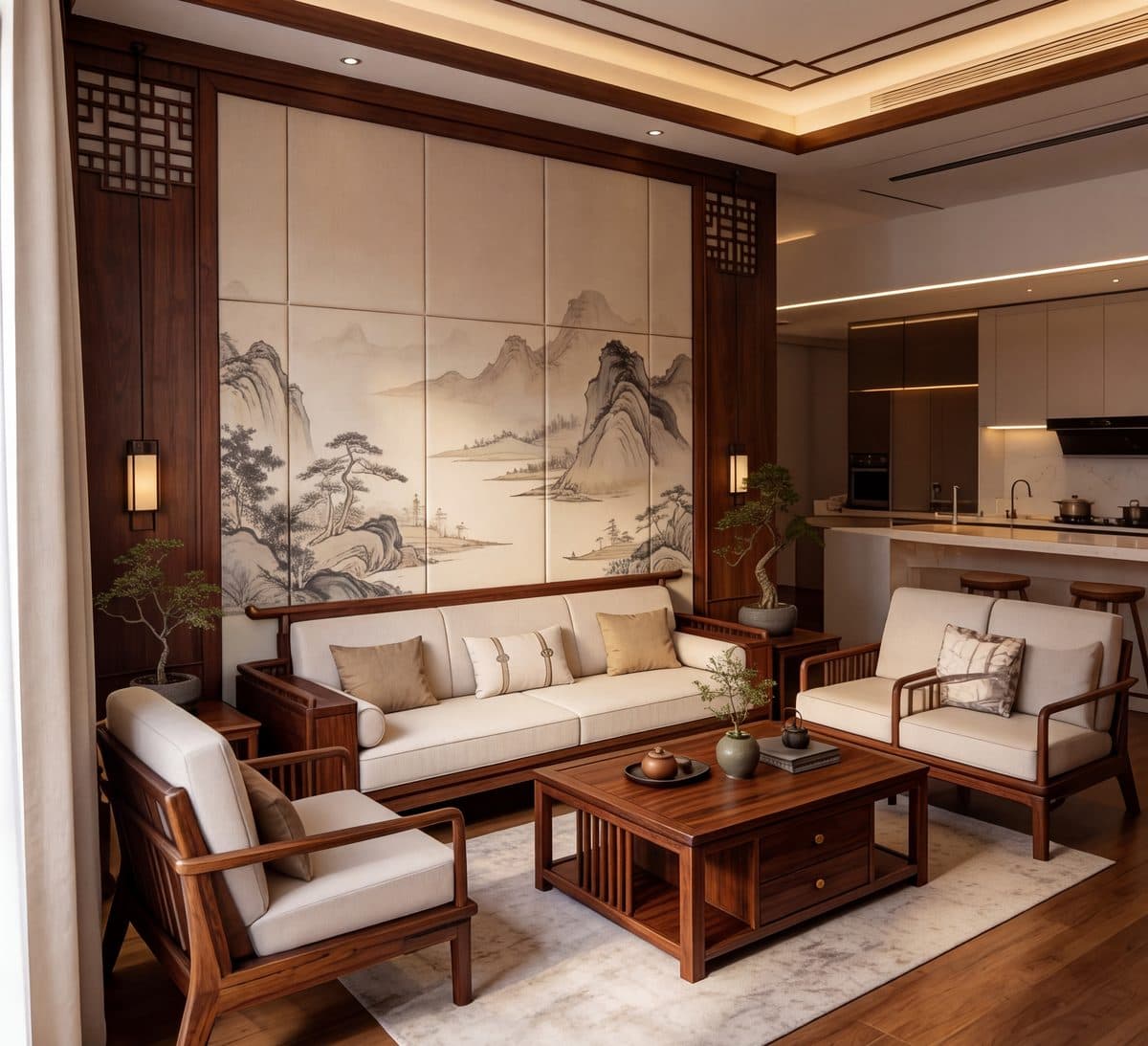 Showroom nội thất và gian trà Mộc Vân Các