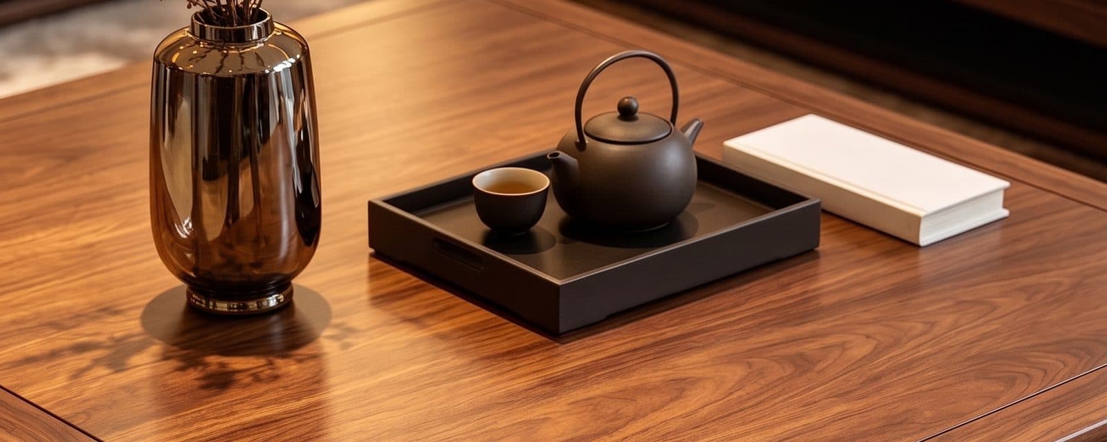 Khay đựng trà Mộc Vân Các